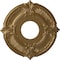 Ekena Millwork Attica Ceiling Medallion (Fits Canopies up to 3 1/2"), 12 3/4"OD x 4"ID x 1/2"P, Pale Gold CM12ATPAS - alternate 1